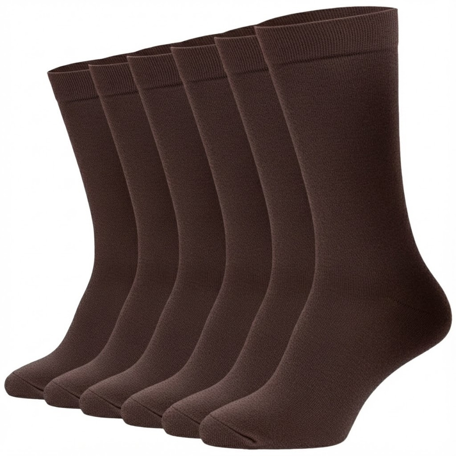 Gianna Men's Suit Socks Brown