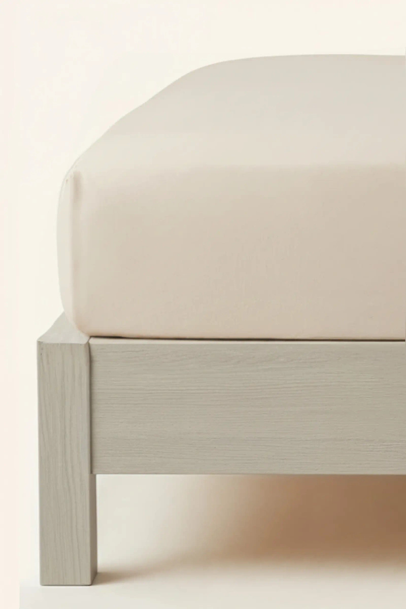 Fitted Sheet Light Beige