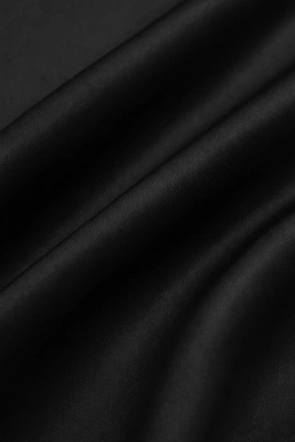 Bettlaken Satin Schwarz