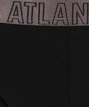 Atlantic Herren Sport Slips – Bequemer Unterwäsche aus Modal und Pima Baumwolle, Anatomic Fit, Schwarz, 4er Pack, Premium Kollektion