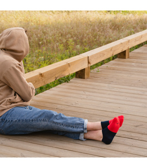 kolorowe stopki Damskie/Męskie DWA KOLORY More Fashion