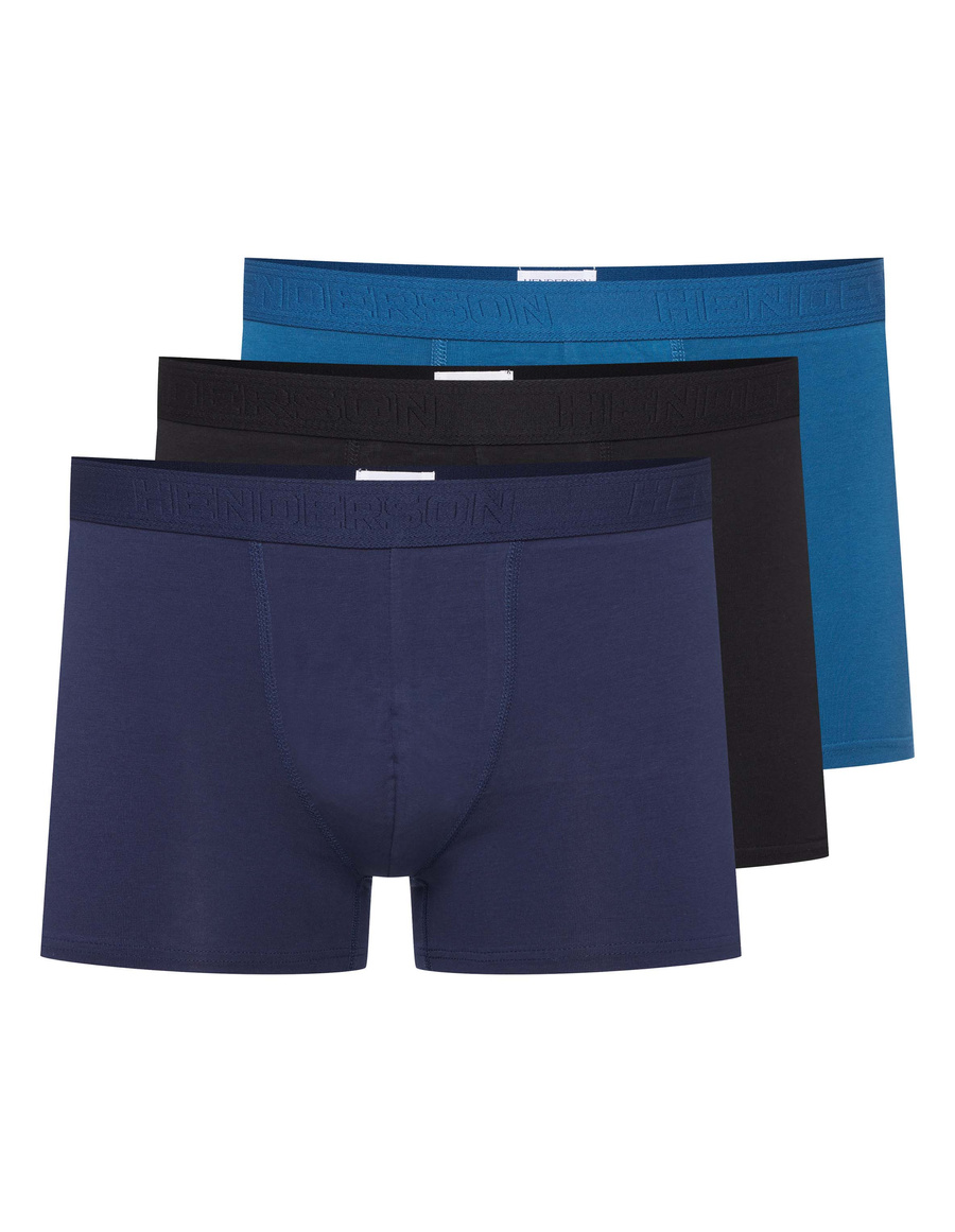 Herren-Boxershorts 3er-Pack mit längerem Bein