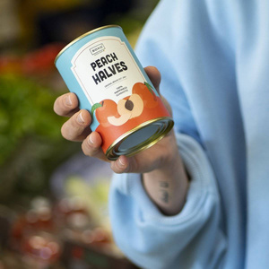 Farbige Damensocken SOXO Baumwolle Pfirsiche in der Dose