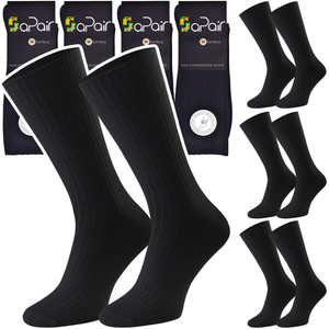 Skarpety bambusowe męskie czarny art.086 Steven