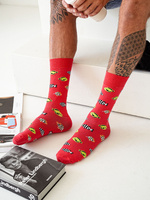 Herrensocken Avangard 0125 Rot