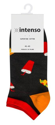 Farbige Socken Stops Kunst. 1849 Intenso Pizza