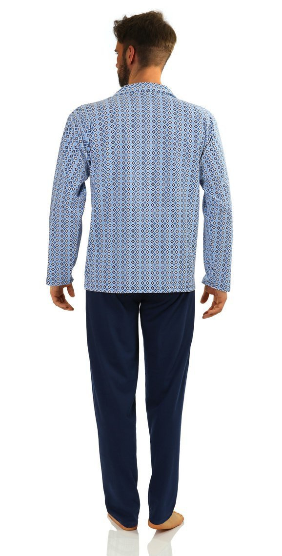 Herren-Schlafanzug Serie Blau