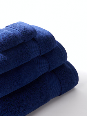 S TOWEL 100*150 LEO NAVY BLUE