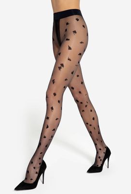 Gatta Arti 04 Transparente gemusterte Strumpfhose für Frauen