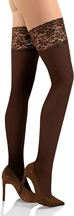 Selbsttragende Strümpfe Nicole Caffe