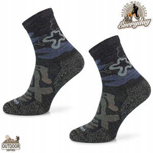 Trekking-Socken aus Merinowolle TRE18 Comodo