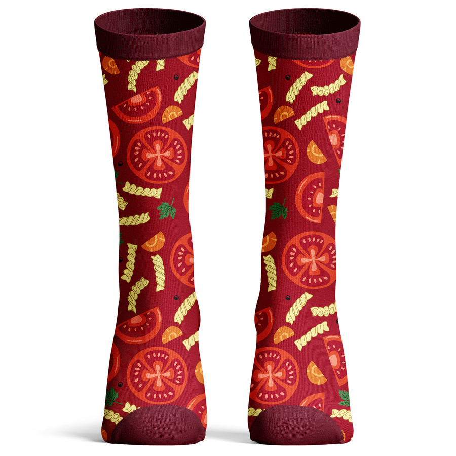 Damen-/Herren-Socken im Geschenkglas Pilzsuppe