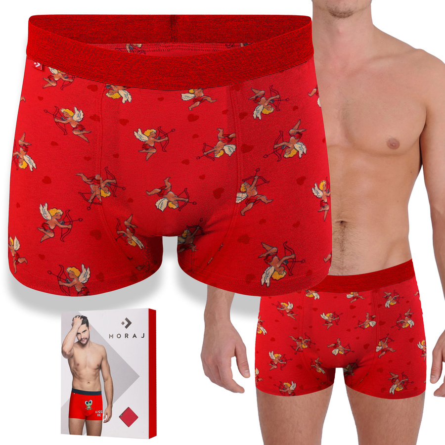 Boxeri Bărbați Walentynki Roșii