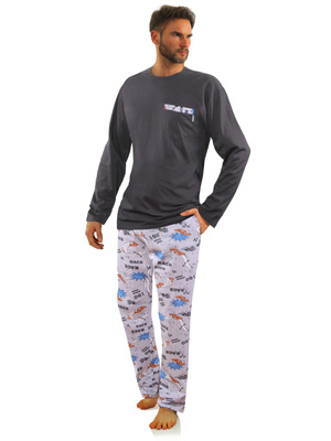 Pijamă bărbătească Seria Grafit