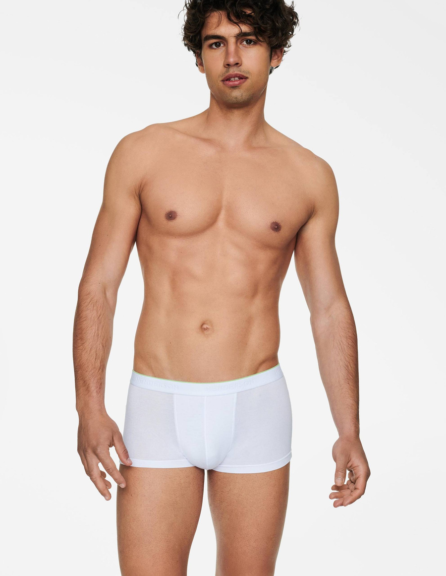 Herren-Boxershorts Basic Schwarz-Weiß