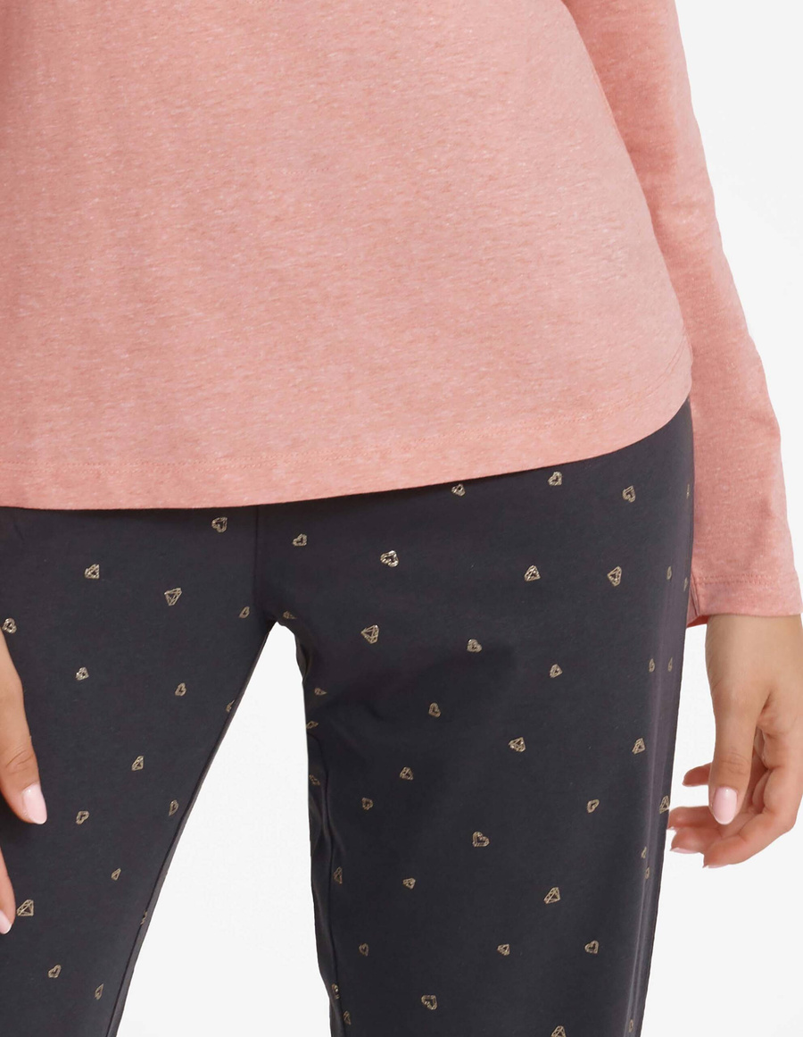 Damenpyjama Glam Mehrfarbig