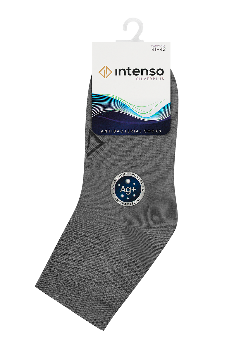 Kurze antibakterielle Sportsocken Silverplus Art. 0617 Intenso