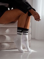 UNIQUE KEEP MOVING 0071 women's half terry socks