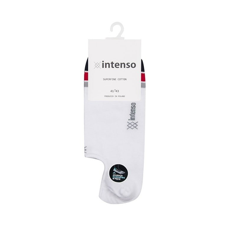 kolorowe skarpety MICRO stopki z silikonem Art. 1778 Intenso