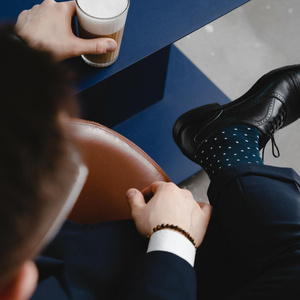 Gemusterte Anzugssocken Art. 056