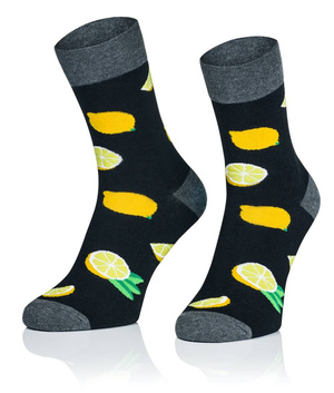 Kolorowe ZABAWNE bawełniane skarpety Art. 1917 Intenso