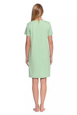 Short-sleeved cotton nightgown