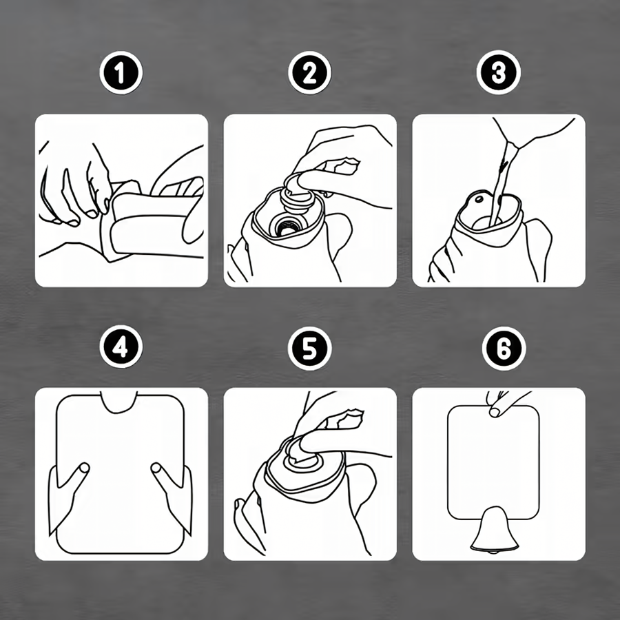 Small 0.5L Water Thermofor in Cover Plush Rubber Warmer in Sweater