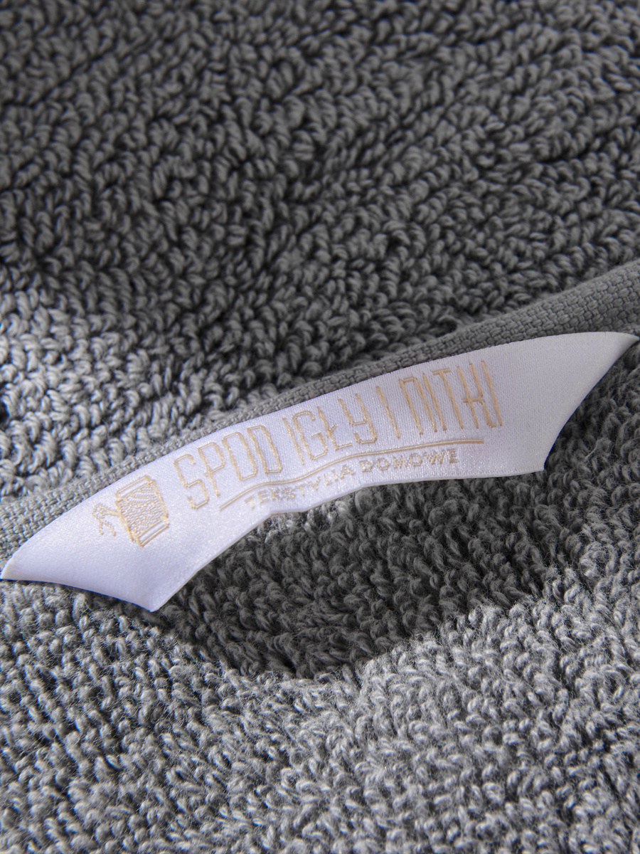 S TOWEL 100*150 LEO GREY