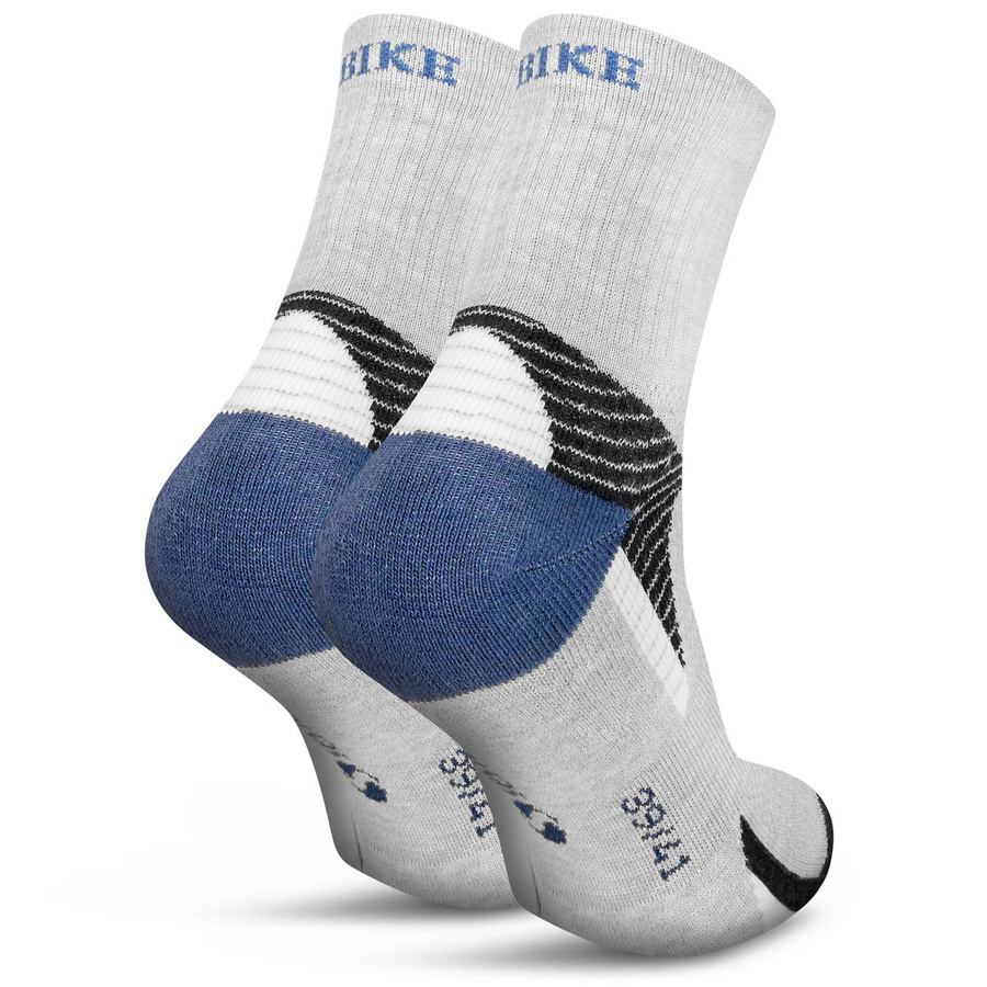 Sesto Senso Herren Skarpetki SIMPLY – Sportliche Baumwollsocken mit Air Control System, Flacher Naht, Schutzpolsterung, Elastischer Bund, Atmungsaktiv, Anatomic Fit, Farbe: Orange/Grau, Neu