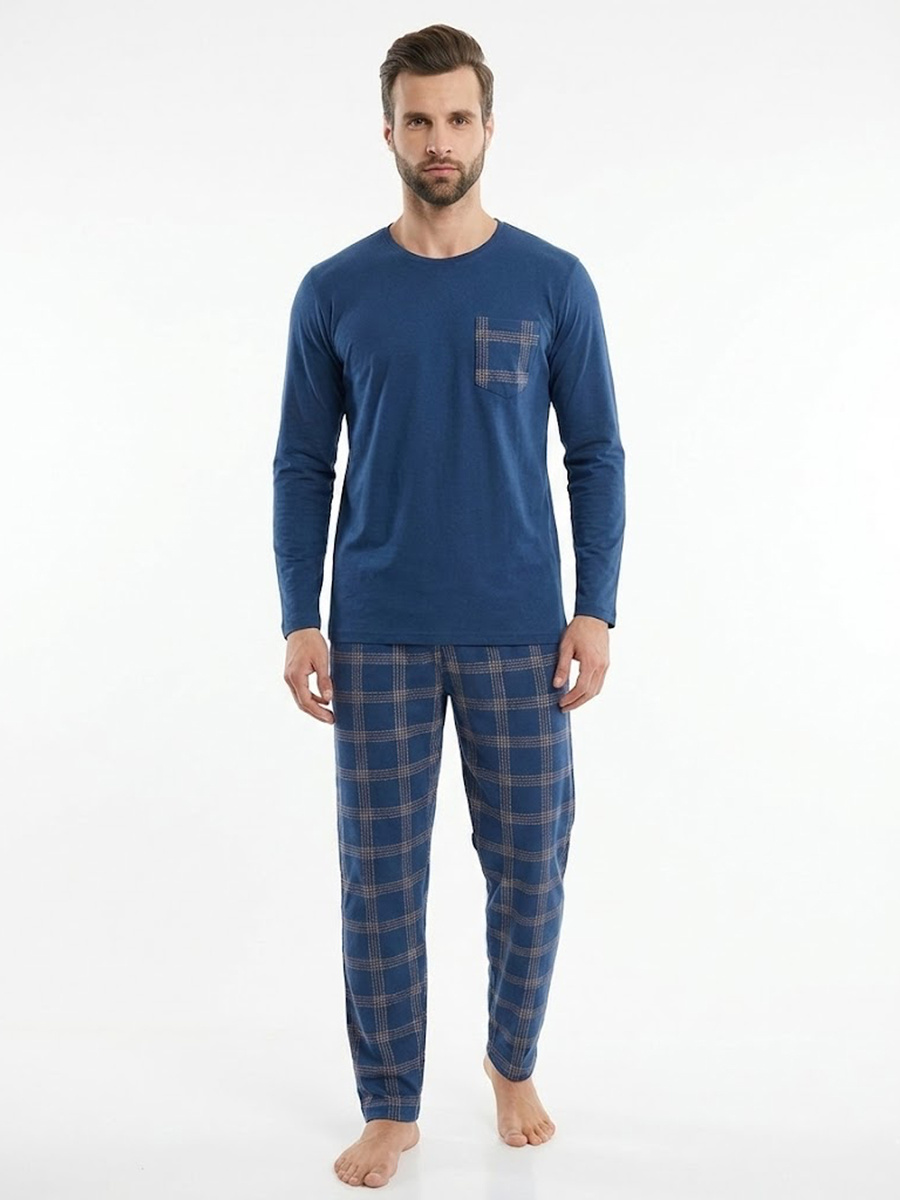 Pijama Bărbătească Bleumarin