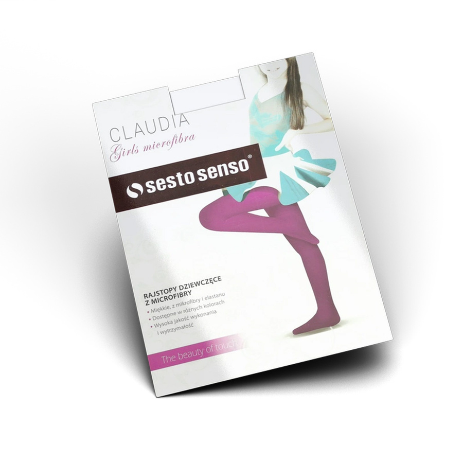 Sesto Senso Mädchen Strumpfhose Claudia 40 DEN – Weiche und Bequeme Mikrofaser, Ideal für Übergangsmonate, Elastisch und Passgenau, Erhältlich in Attraktiven Farben, Grau, 94% Polyamid, 6% Elastan