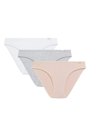 3-Pack Bikiniunterteile für Frauen