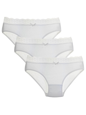 Baumwollslips für Mädchen 3er-Pack Super Preis