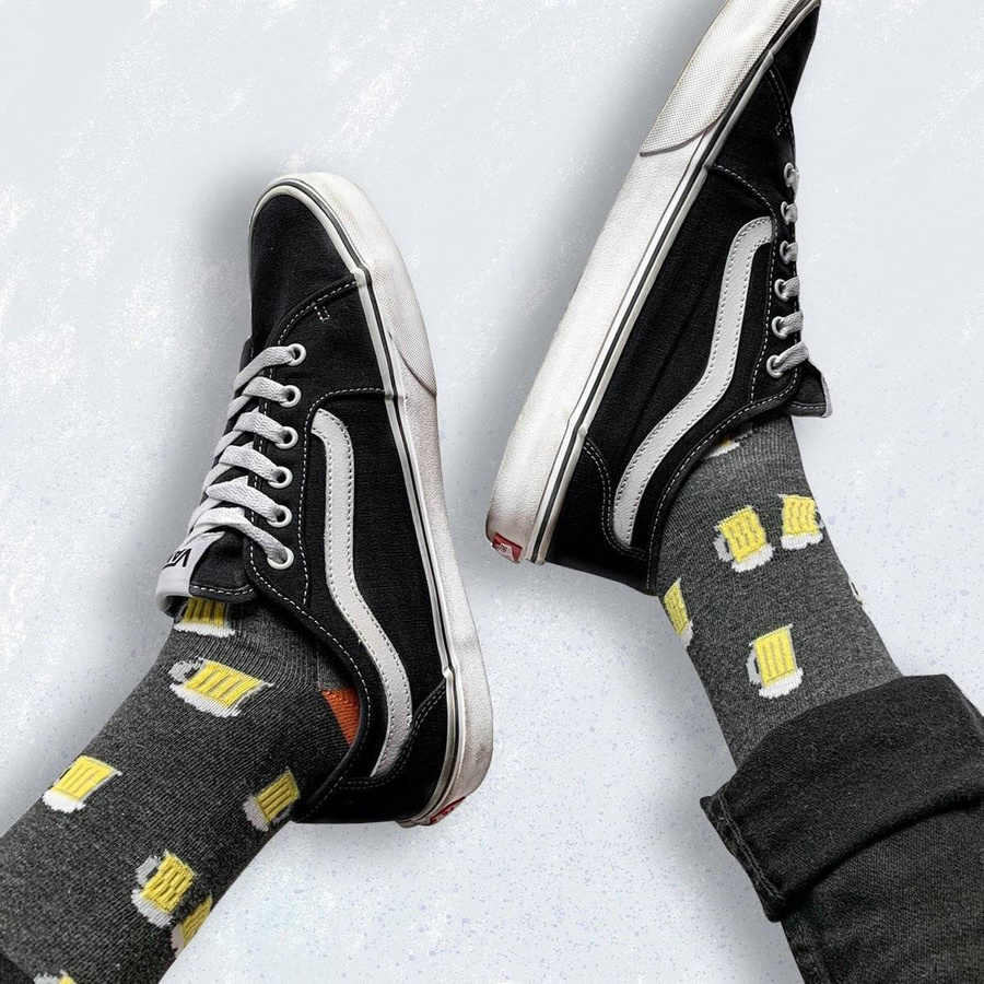 Skarpetki męskie kolorowe SOXO GOOD STUFF bawełniane piwo