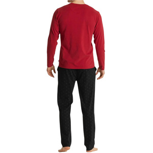 Schlafanzug Männlich Serie Nmp-361 Rot, Blau, Marineblau