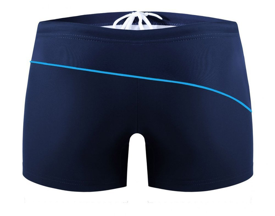 Badeboxer Herrenserie Blau