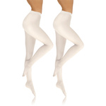 Sesto Senso Damen Strumpfhose Set – Blickdichte Microfaser Strumpfhosen 40 DEN, Weich und Komfortabel, Nahtlos, Perfekte Passform, Vielseitig, Rot, XL, 2er Pack