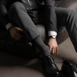 Jacquardsocken Art. 011 Grafit/Navy/Schwarz/Grau