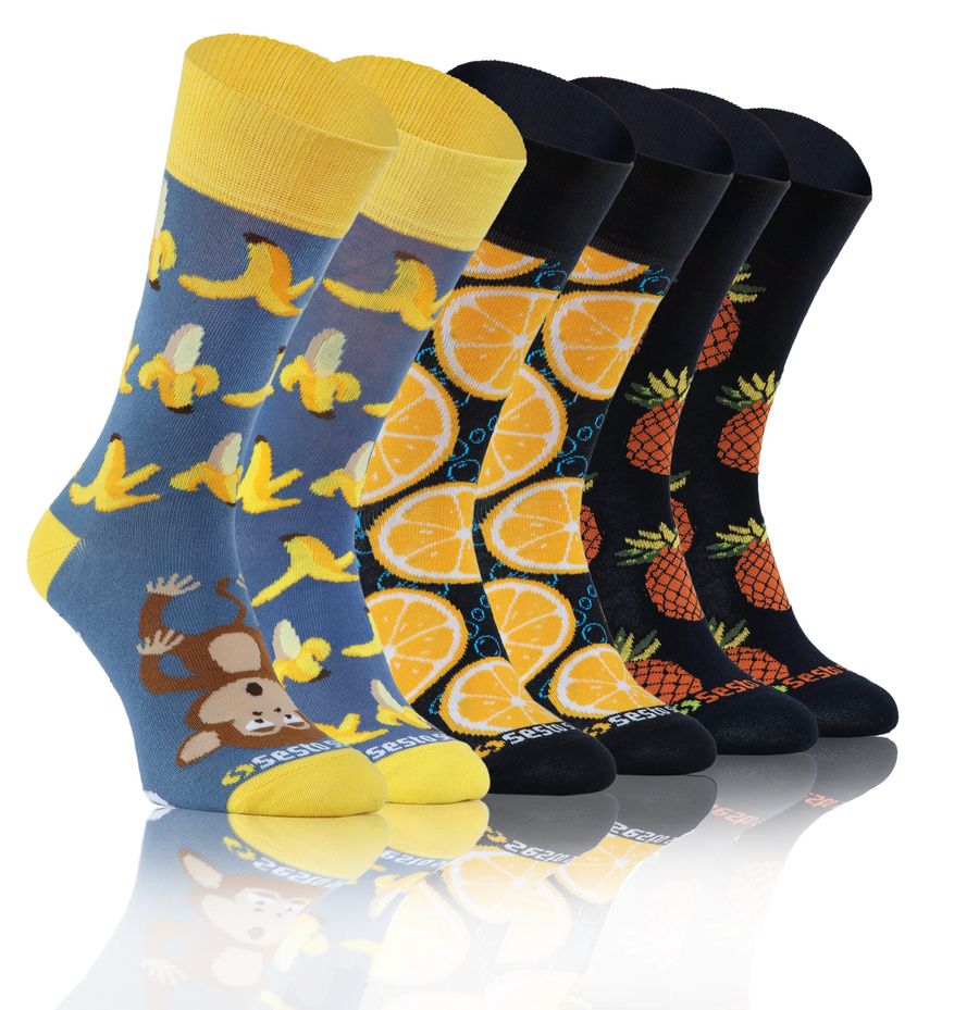 Lange Socken Finest Mehrfarbig