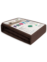 Sesto Senso Frottee-Spannbettlaken – 100% Baumwolle, OEKO-TEX Zertifikat, Atmungsaktiv, Pflegeleicht, Perfekte Passform, Für Einzel- und Doppelbetten, Braun, Unisex