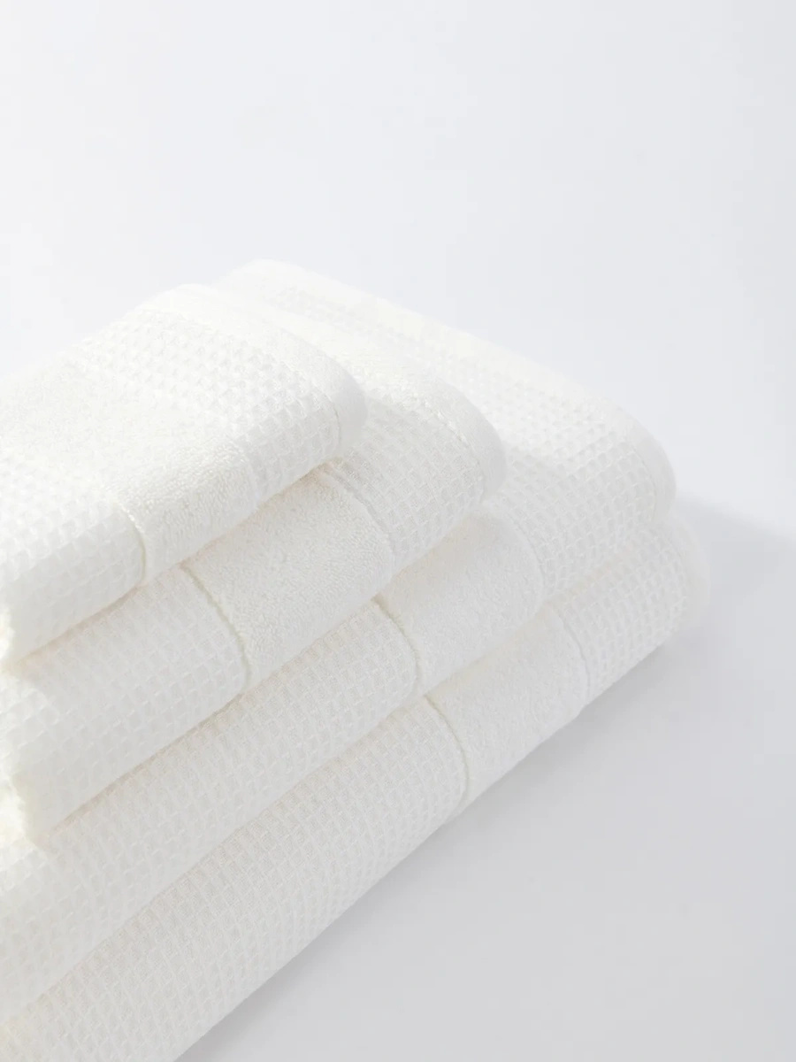 Towel Checky White