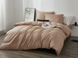 Bettwäsche Queen Premium Beige