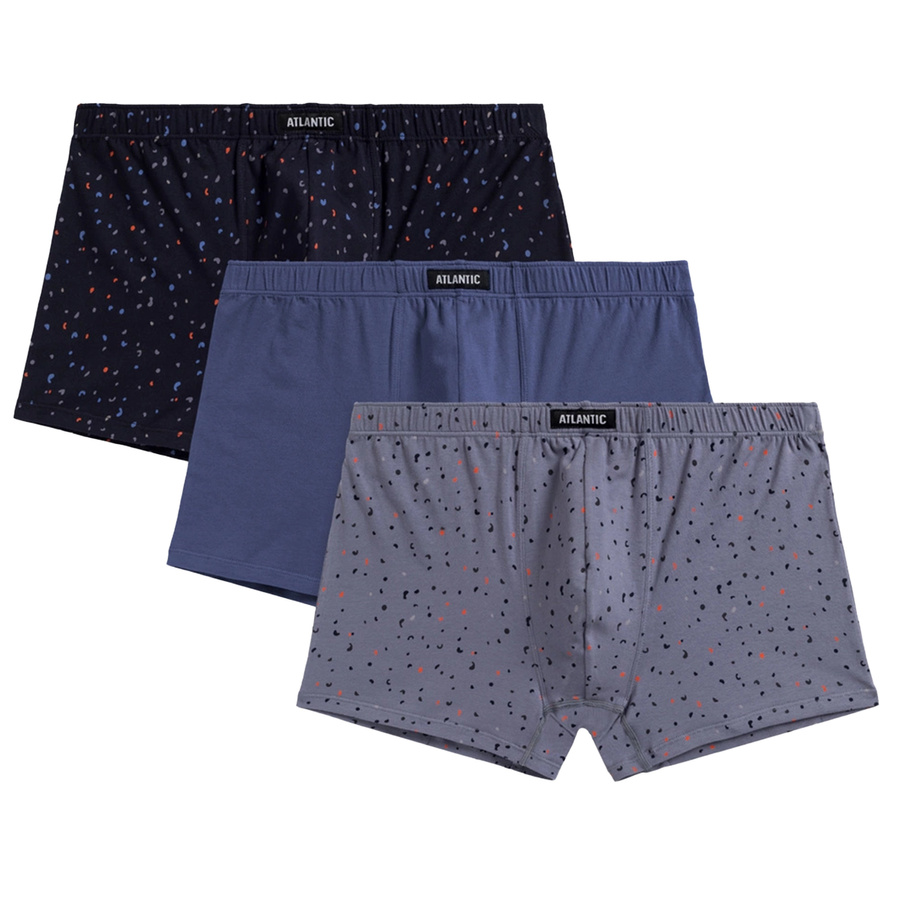 Boxershorts Serie 3MH-189 Grau, Blau, Indigo