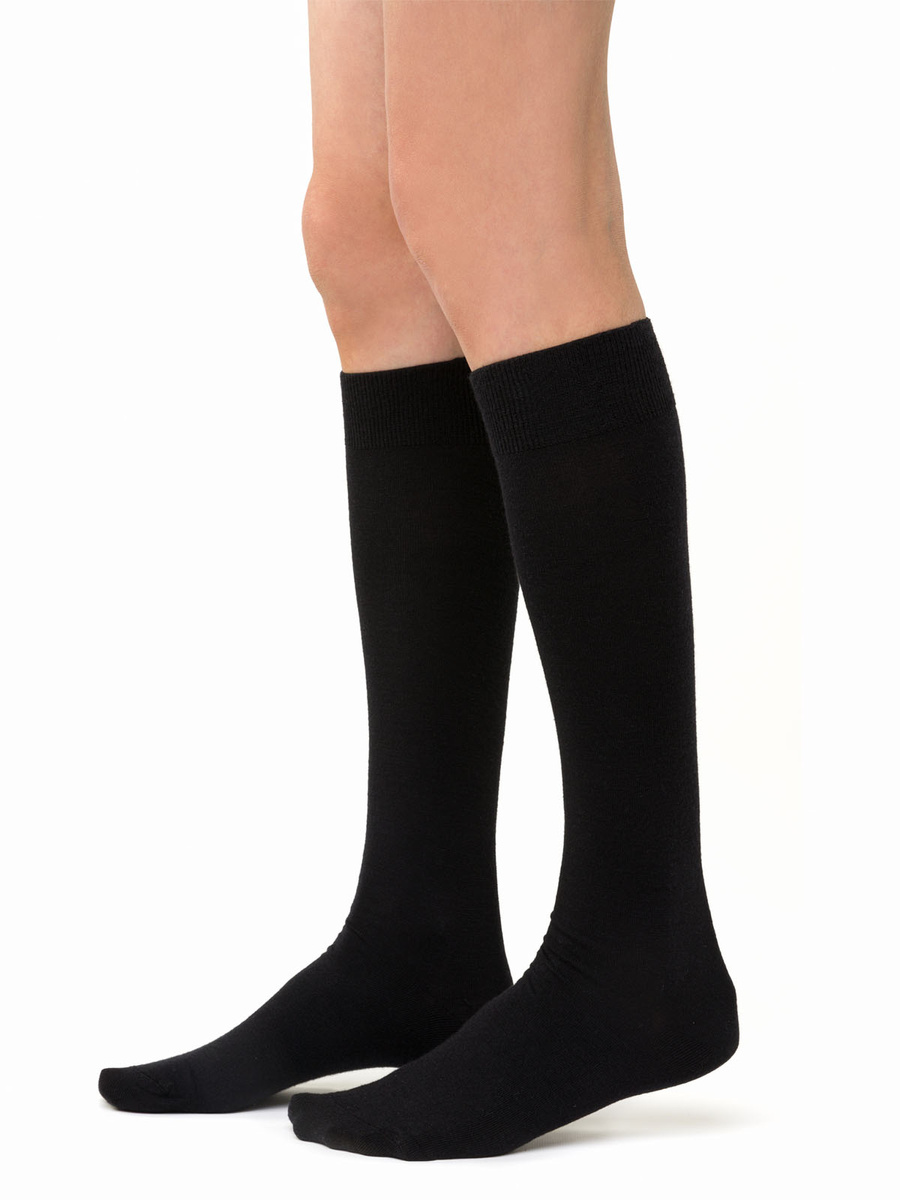 Damen-Kniestrümpfe aus Merinowolle Art.130
