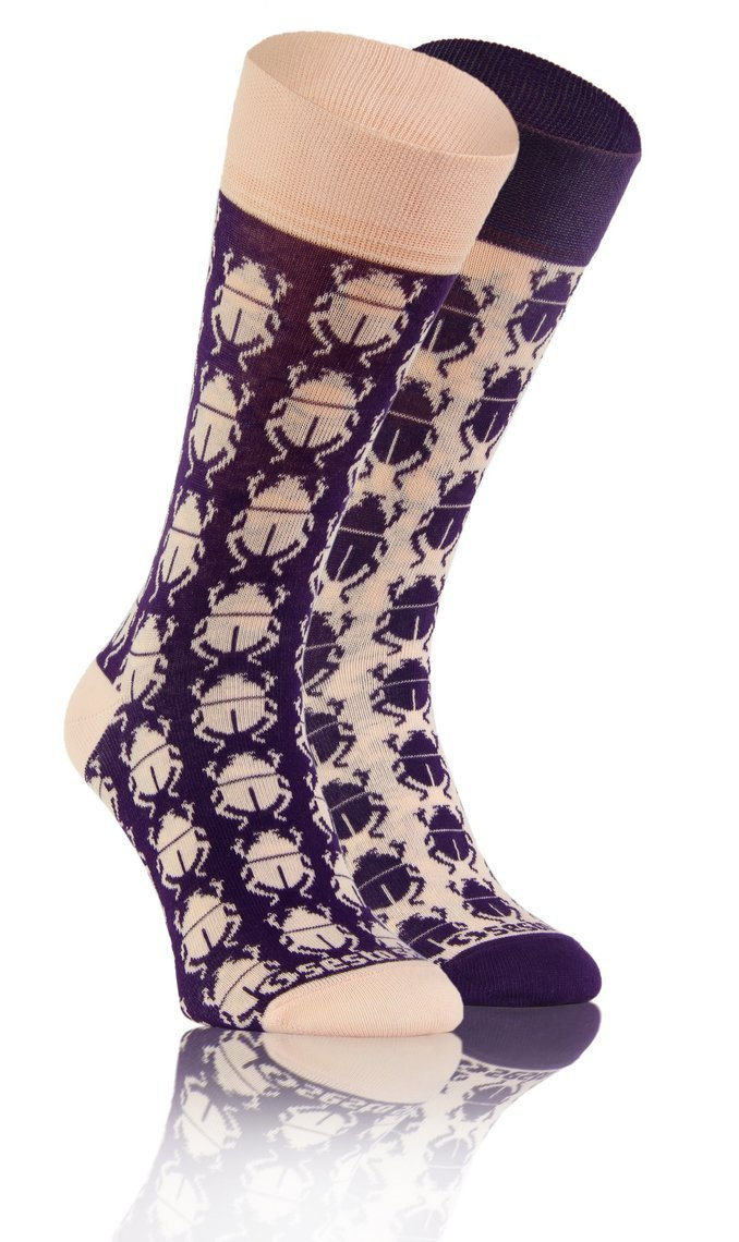 Sesto Senso Herren Skarpetki – Lange Baumwollsocken mit Löwenmotiv, Bunte Farben, Atmungsaktiv und Bequem, Vielseitig für Alltag und Elegante Outfits, Ideal für Sport und Freizeit, Neu