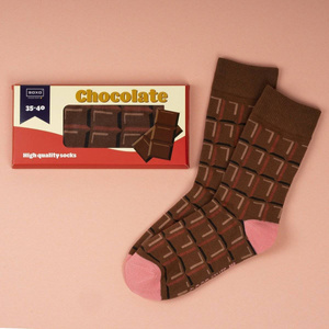 Soxo Geschenk-Socken für Frauen | Schokoriegel | Happy Gift