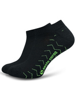 Sesto Senso Herren Sneakersocken – Baumwollsocken mit Air Control System, Sport-Stopper, Rot/Weiß, Elastische Bündchen, Schutzpolsterung, Flache Nähte, Anatomisch angepasst