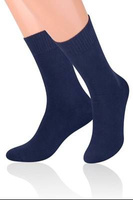 Kunstfrotteesocken. 015 CK03 marineblau