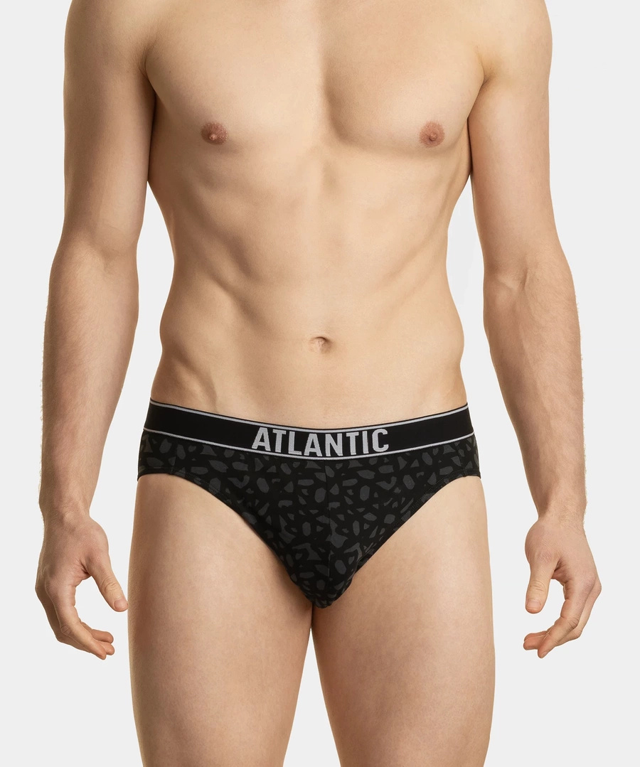 Herren-Slips Serie 3MP-151 Orange/Grau/Khaki