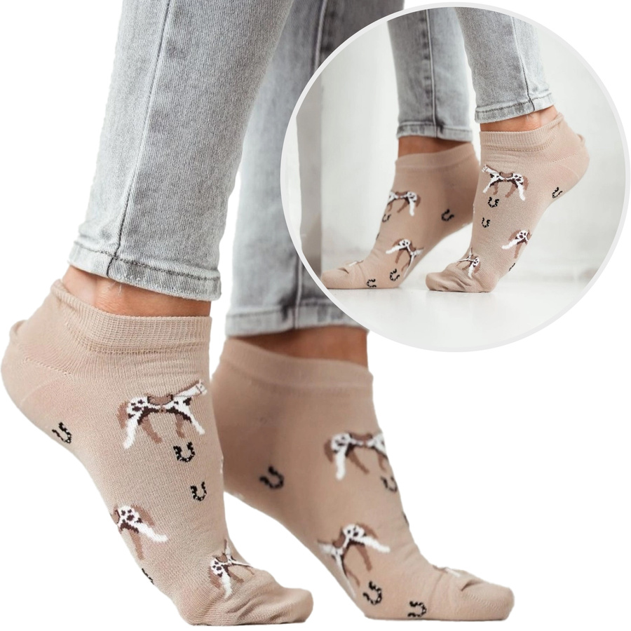 Pferdefüße, Farbe Beige, Größe 37-41